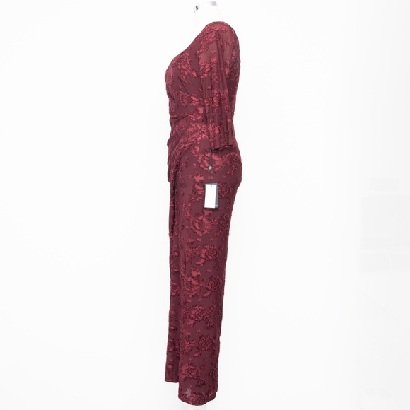 Adrianna Papell - Burnout Velvet Gown - Picture 6 of 11